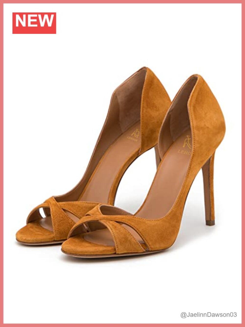 Women's Peep Toe Stiletto Heel Sandals D'Orsay Side Cut Slip On Retro Party Chic